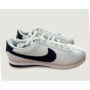 Nike Cortez GS White Black Retro Mens 6Y Womens 7.5 Running Shoes DM0950-108